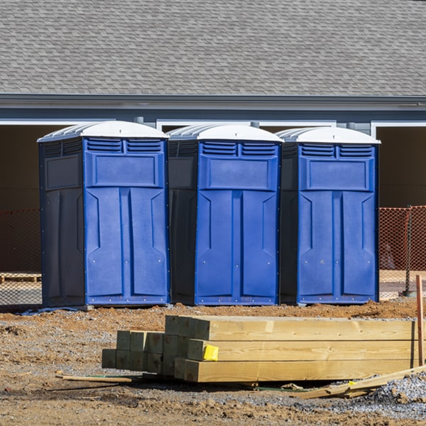 how can i report damages or issues with the portable toilets during my rental period in Neck City